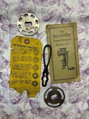 🗝️Vintage Keystone Food Chopper Manual and Replacement Parts